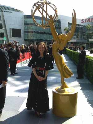 Christa and Emmy Statue